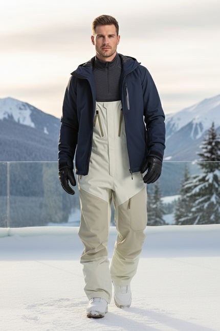 Pantalon De Ski Beige - Polyester
