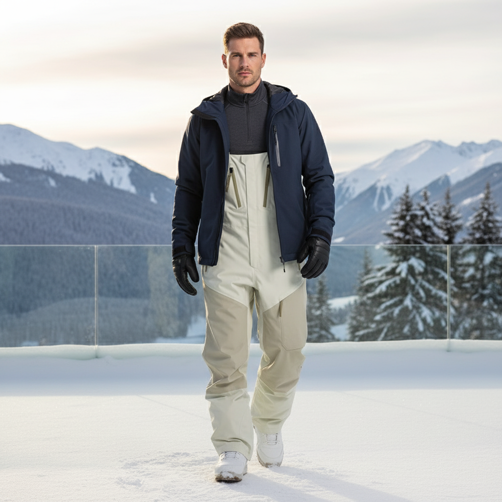 Pantalon De Ski Beige - Polyester