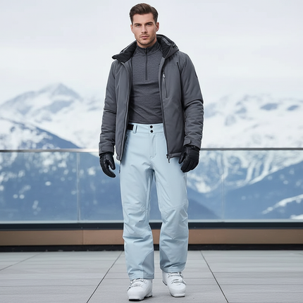 Pantalon De Ski Extensible - Bleu Polyester