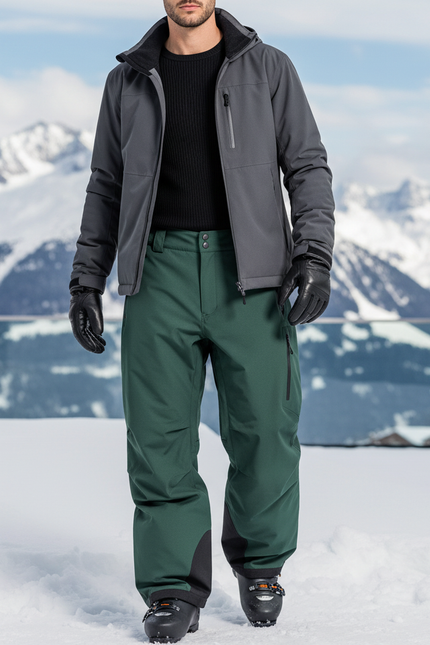 Pantalon De Ski Vert - Polyester