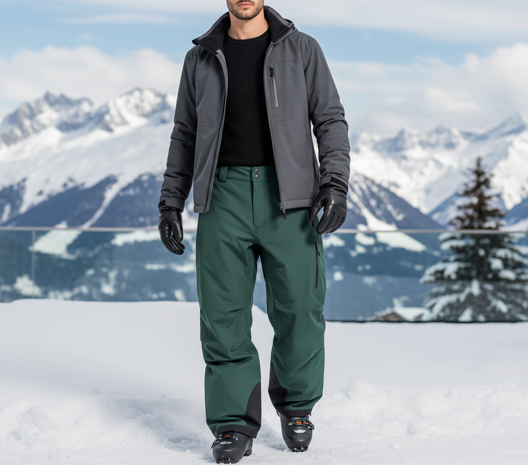 Pantalon De Ski Vert - Polyester