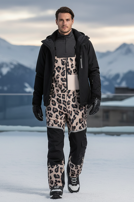 Veste Et Pantalon De Ski - Imprimé Polyester