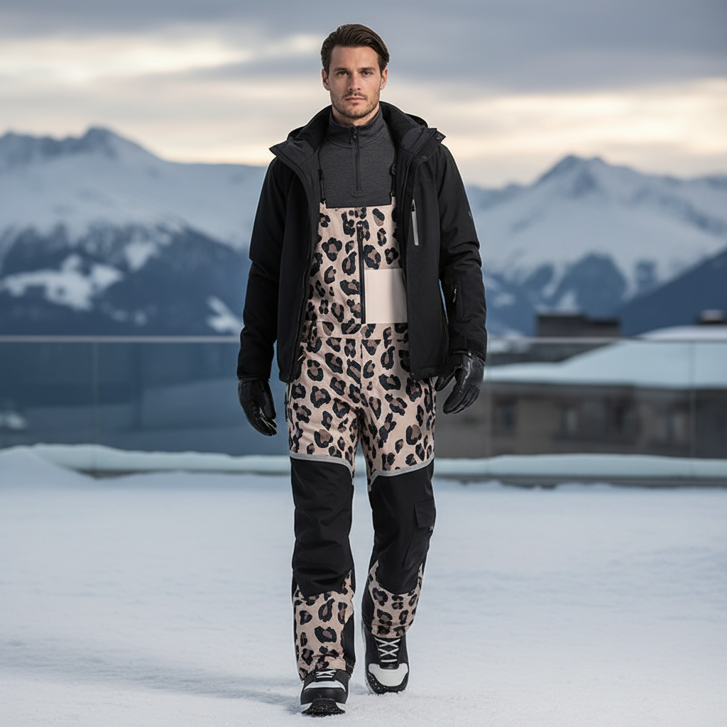 Veste Et Pantalon De Ski - Imprimé Polyester