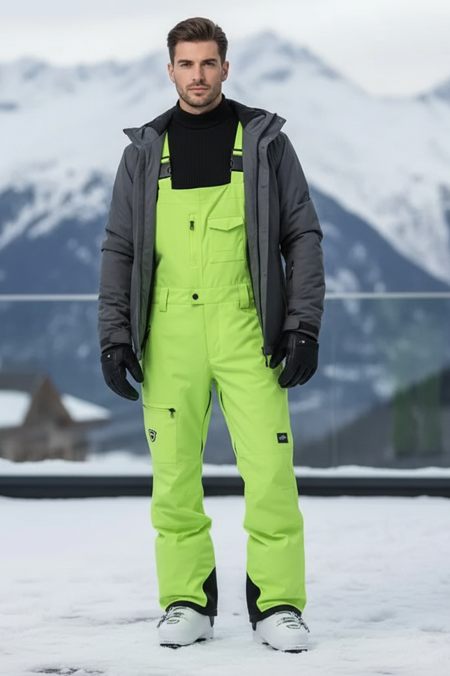 Pantalon De Ski Jaune Homme - Polyester