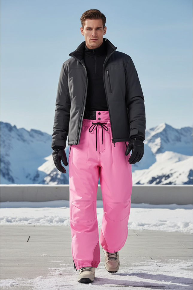 Pantalon De Ski 5ea7 - Rose Polyester