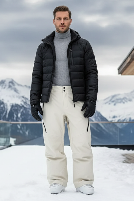 Sous Pantalon De Ski Homme - Beige Polyester