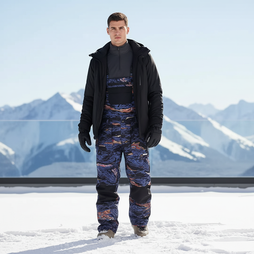 Pantalon De Ski Camouflage - Imprimé Polyester