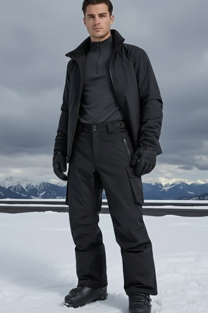 Pantalon De Ski 8cbb - Noir Polyester
