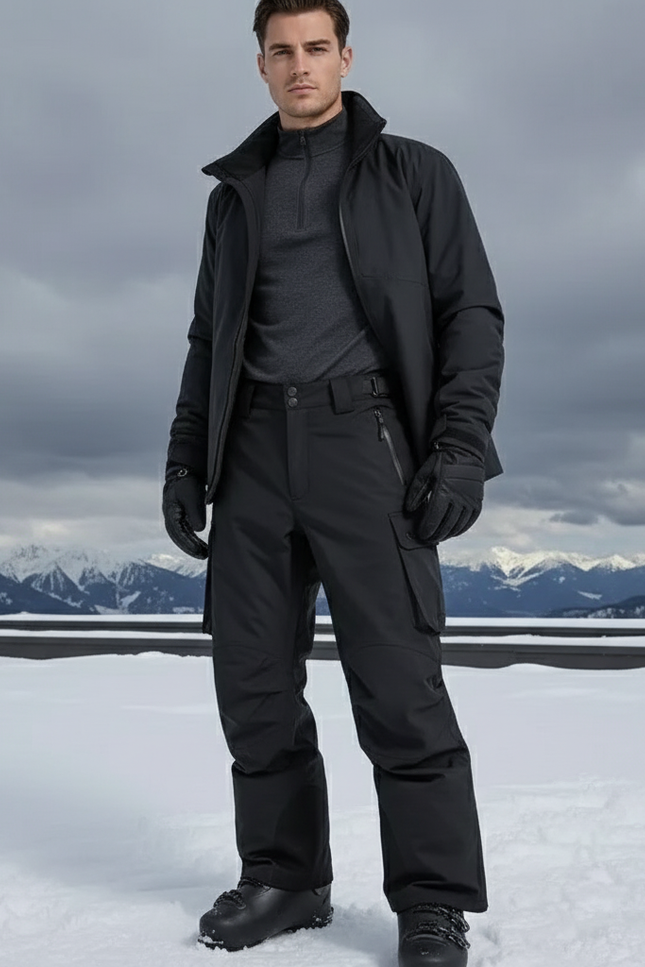 Pantalon De Ski 8cbb - Noir Polyester