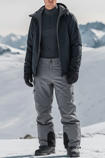 Ski De Randonnée Pantalon - Gris Polyester