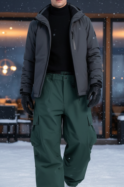 Pantalon De Ski Freestyle - Vert Polyester