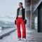 Pantalon De Ski Rouge Cargo Imperméable Femme Hiver - Polyester