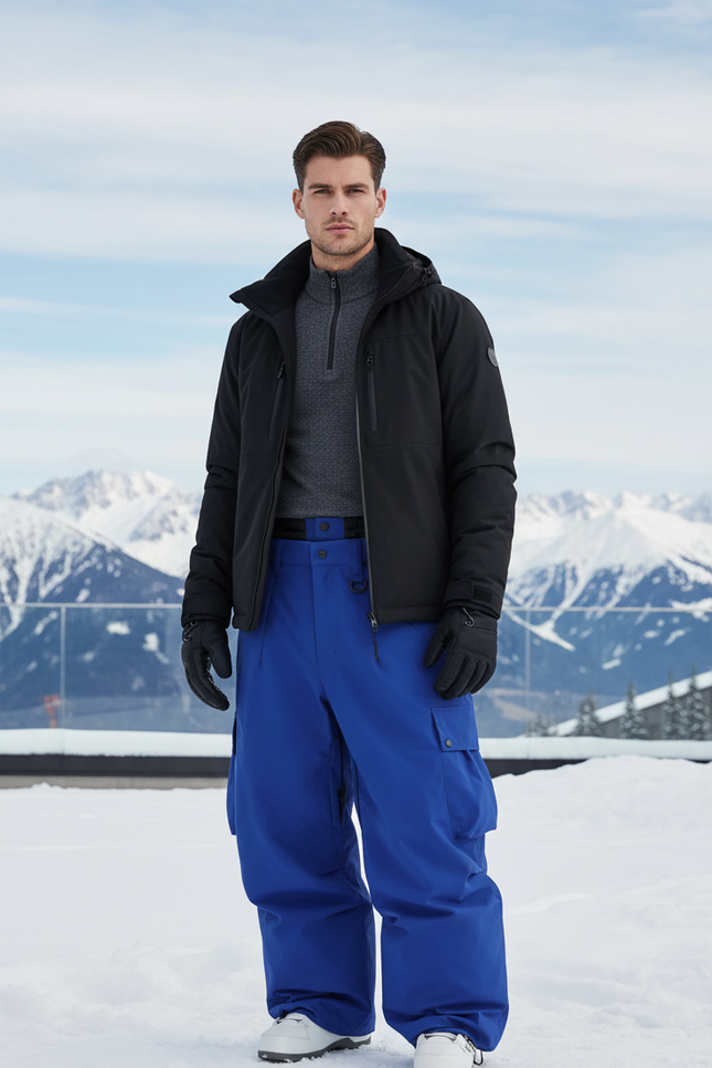 Pantalon De Ski Bleu Electrique - Polyester