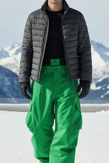 Pantalon De Ski Grand Froid - Vert Polyester