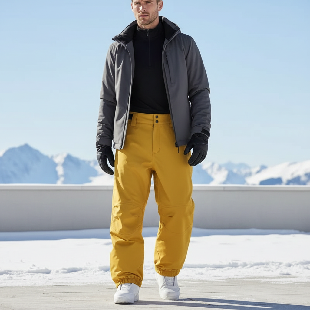 Pantalon De Ski Jaune - Polyester