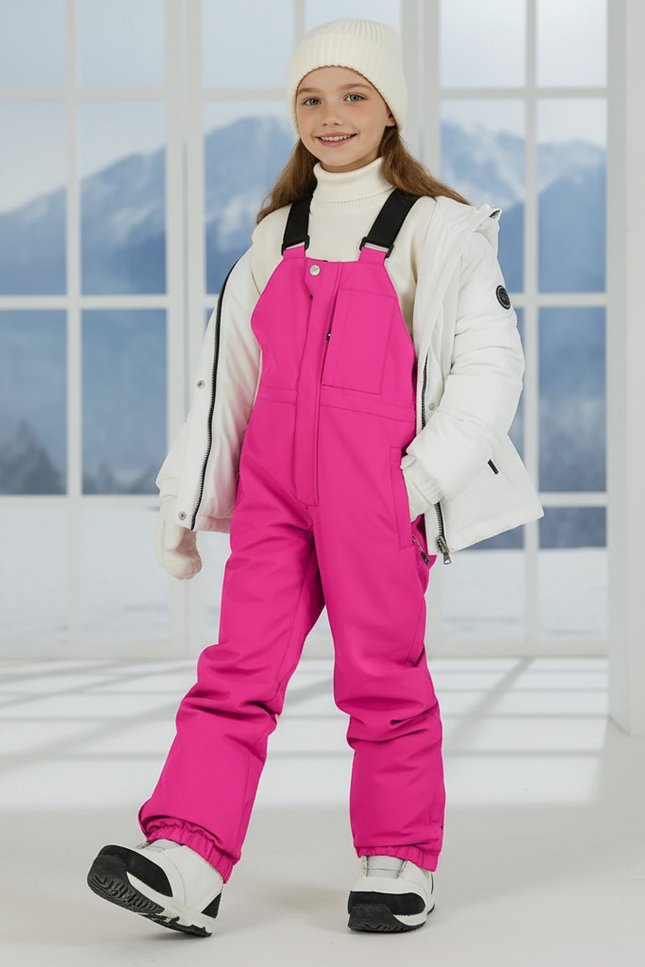Pantalon Ski De Fond Enfant - Rose Polyester