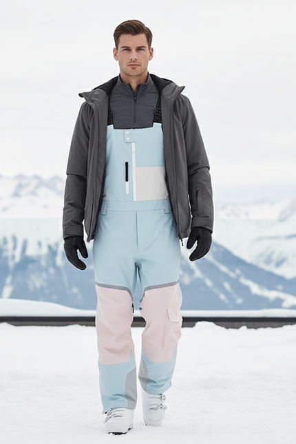 Pantalon De Ski Coloré - Multicolore Polyester