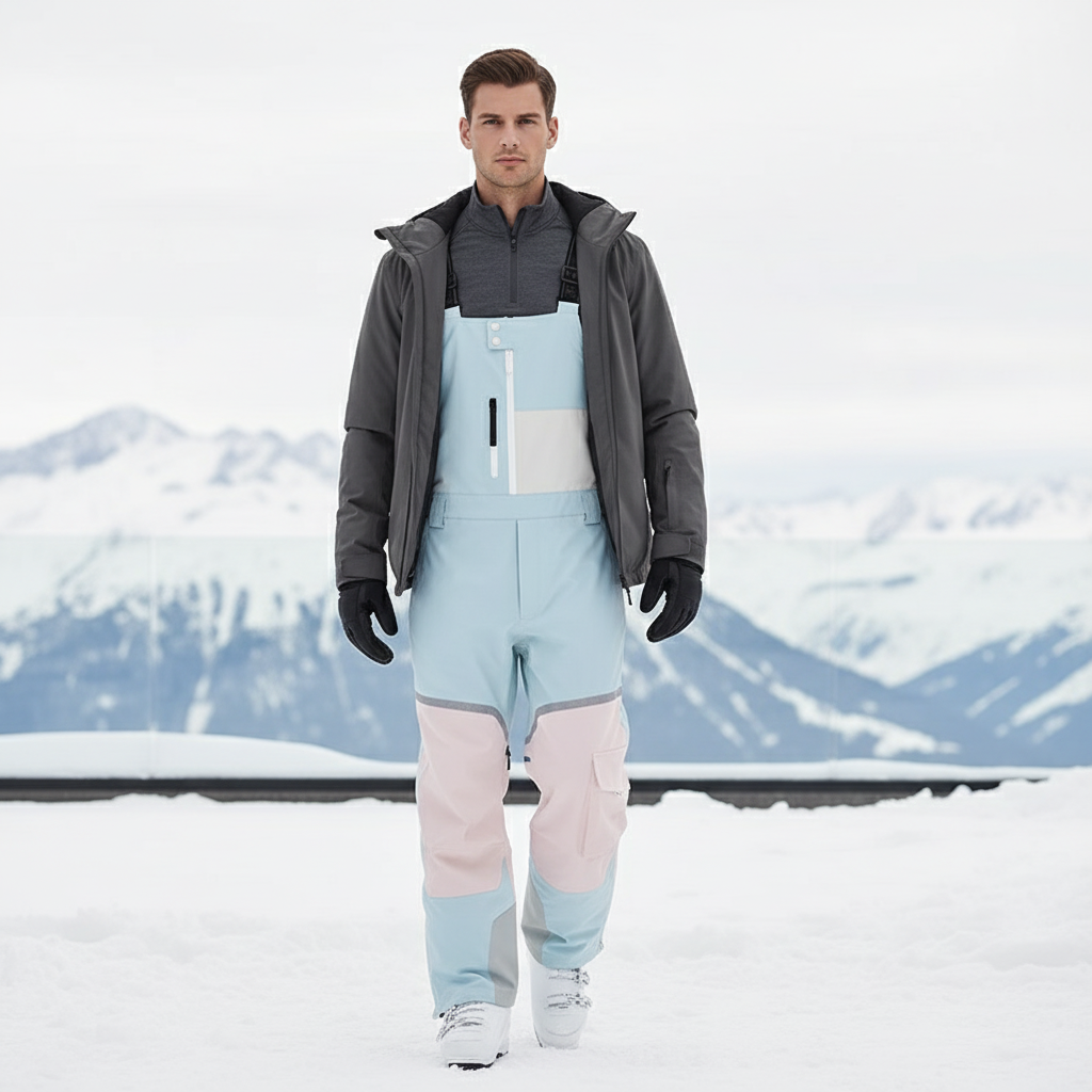 Pantalon De Ski Coloré - Multicolore Polyester