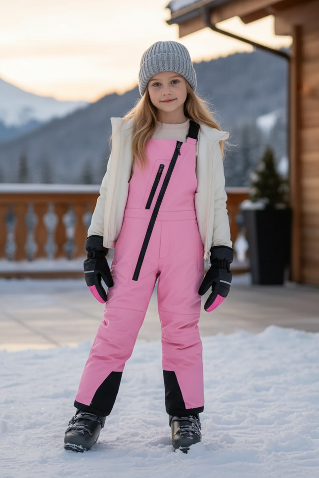 Veste Et Pantalon De Ski Enfant - Rose Polyester