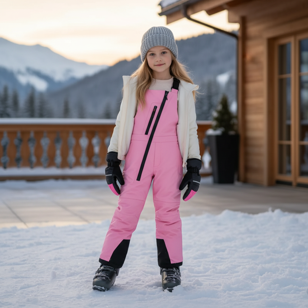 Veste Et Pantalon De Ski Enfant - Rose Polyester