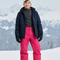 Pantalon De Ski Rose Vif Imperméable Enfant Coupe Droite - Polyester