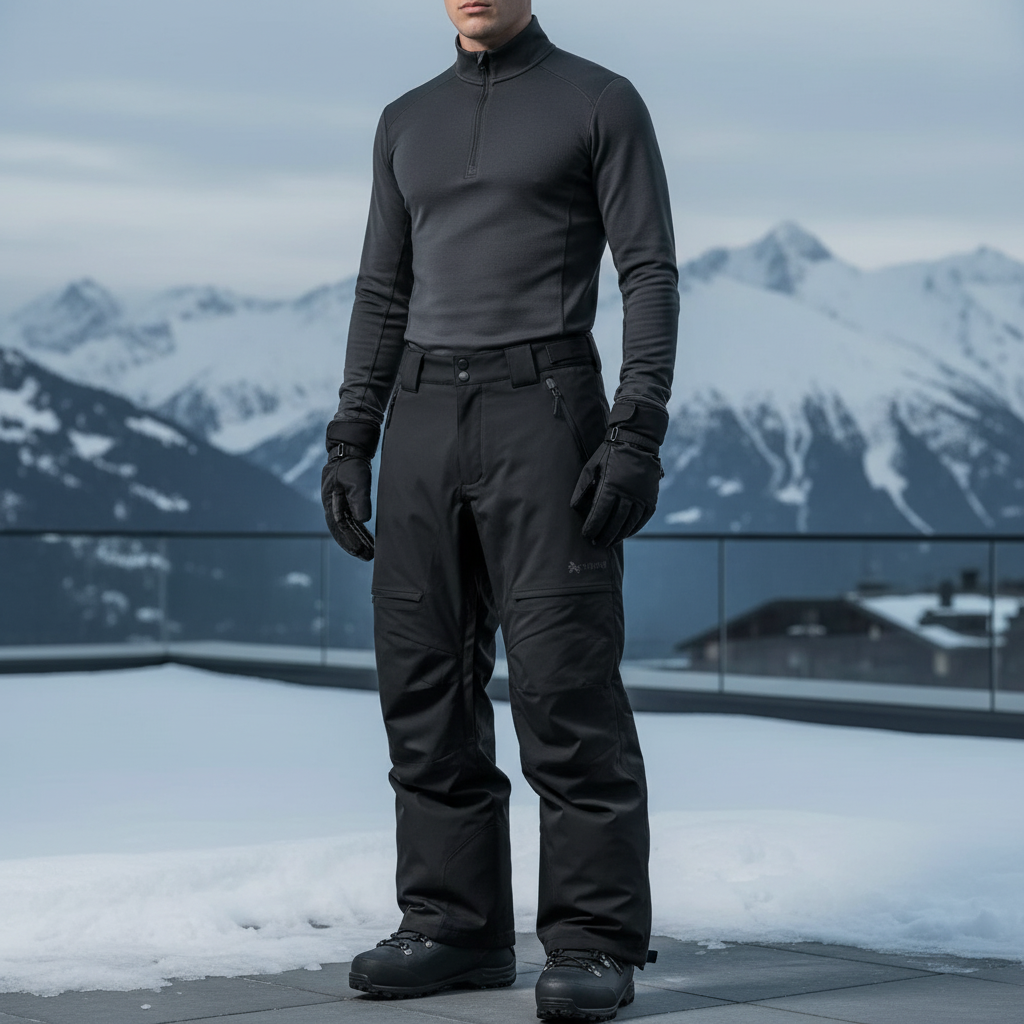 Pantalon De Ski 32cc - Noir Polyester