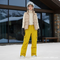 Pantalon De Ski Jaune Cargo Imperméable Unisexe Hiver - Polyester