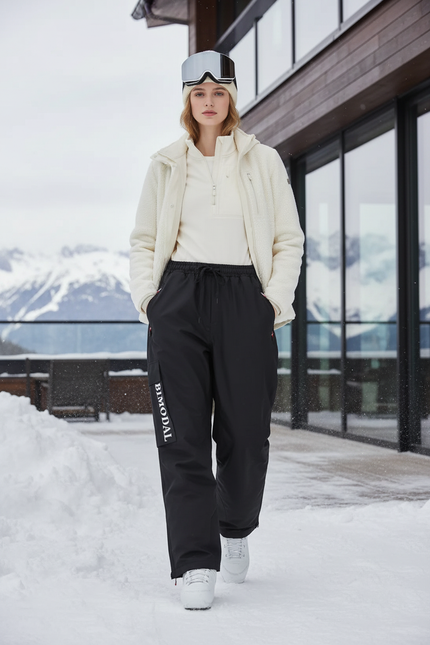 Pantalon De Ski Bc5d - Noir Polyester