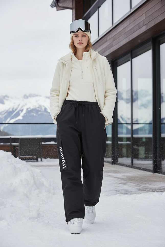 Pantalon De Ski Bc5d - Noir Polyester