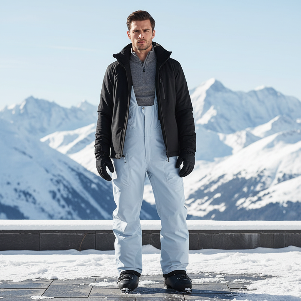 Pantalon De Ski Bleu Ciel - Polyester