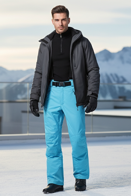 Pantalon De Ski Bleu Clair - Polyester