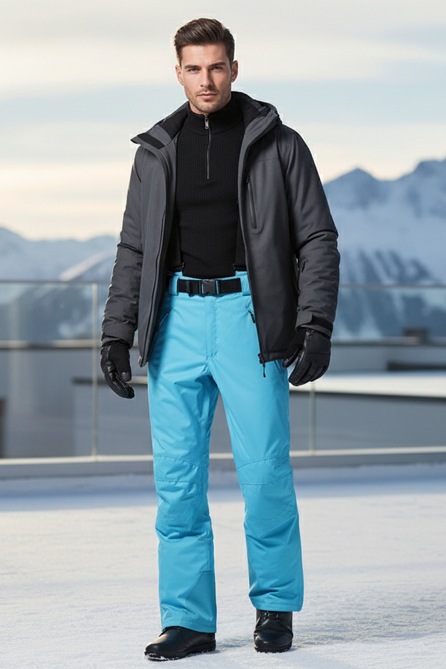 Pantalon De Ski Bleu Clair - Polyester