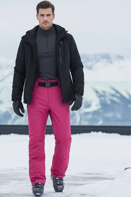 Pantalon De Ski Fushia - Rose Polyester