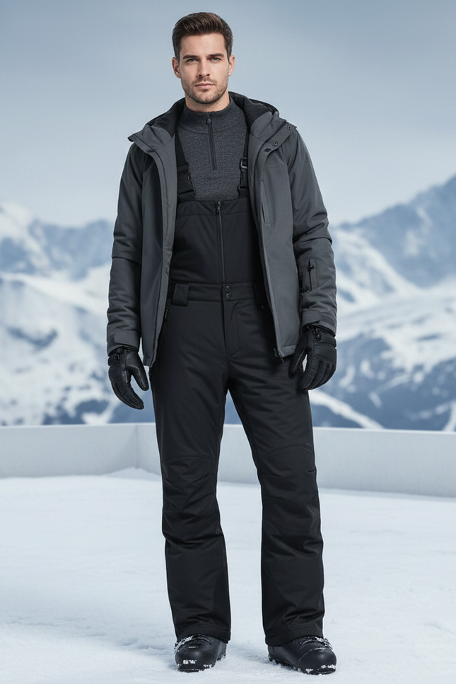 Pantalon De Ski 3e5e - Noir Polyester