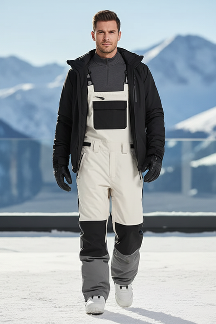 Pantalon De Ski Softshell - Beige Polyester