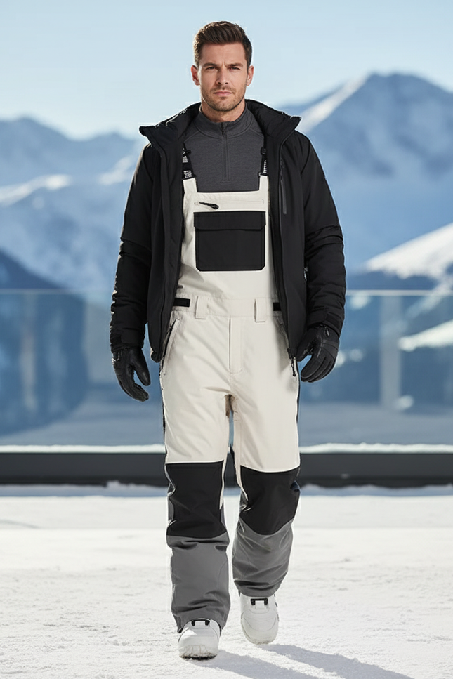 Pantalon De Ski Softshell - Beige Polyester