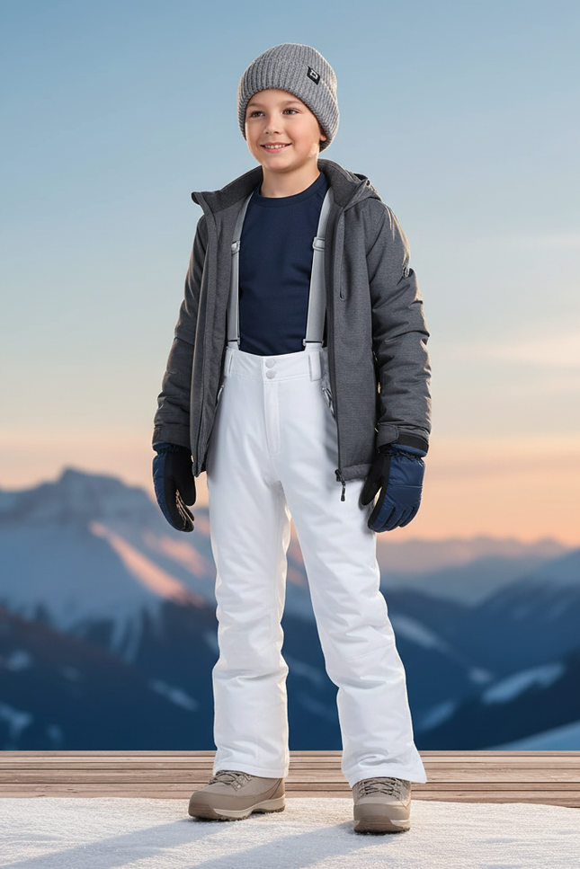 Pantalon De Ski Cbb8 - Blanc Polyester