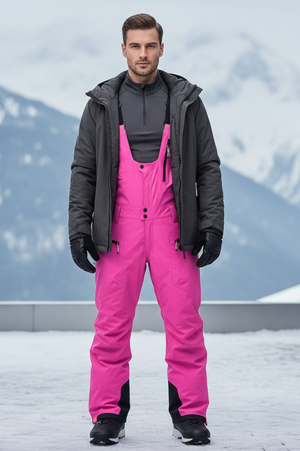 Pantalon De Ski Rose Homme - Polyester