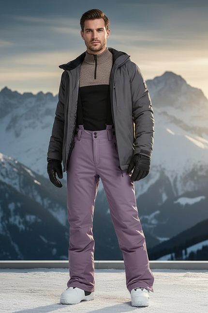 Pantalon De Ski Violet - Polyester