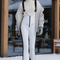 Pantalon De Ski Legging - Blanc Polyester