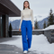 Pantalon De Ski Bleu Ample Imperméable Unisexe Hiver - Polyester