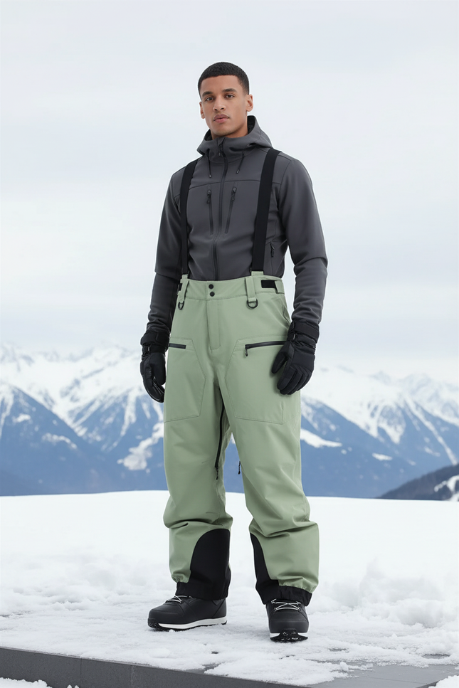 Pantalon De Ski Vert Homme - Polyester
