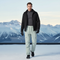Pantalon De Ski Gris Clair Droit Imperméable Unisexe - Polyester