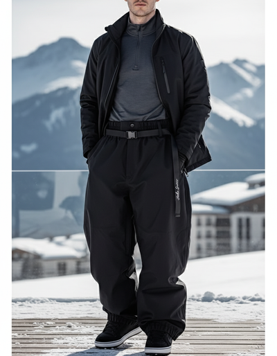 Pantalon De Ski Femme Grande Taille Noir