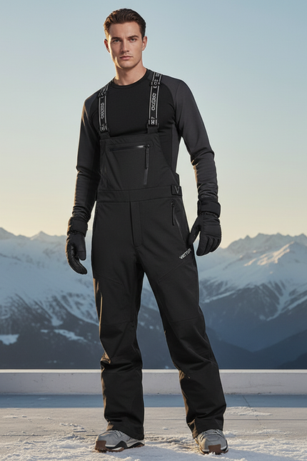 Pantalon De Ski Baggy Noir - Polyester