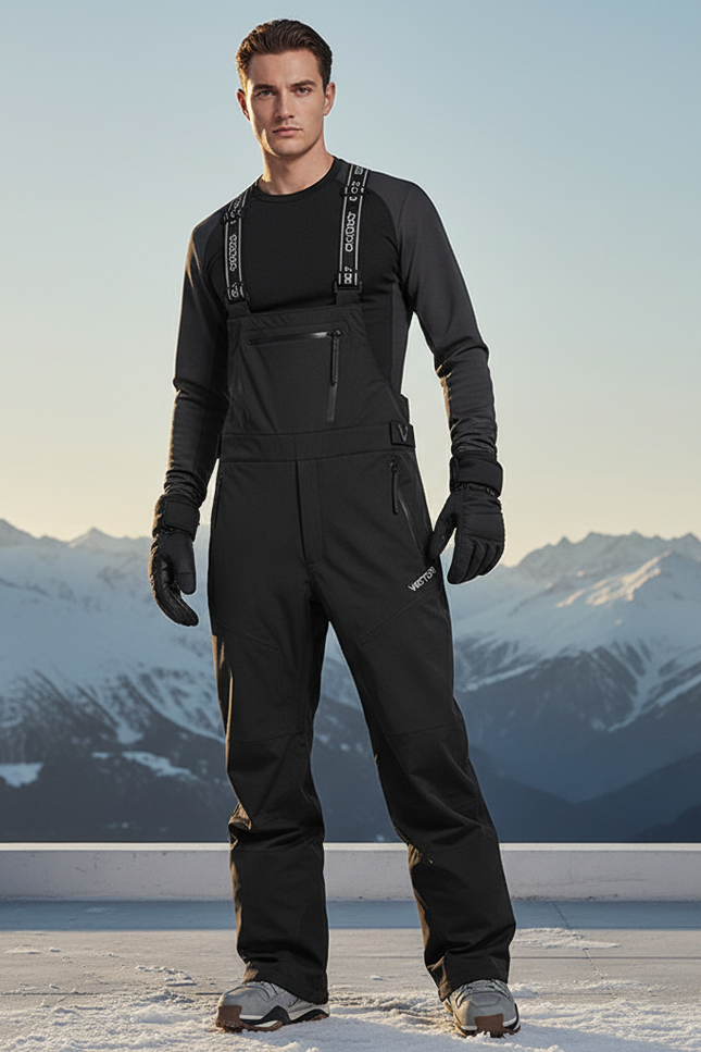 Pantalon De Ski Baggy Noir - Polyester