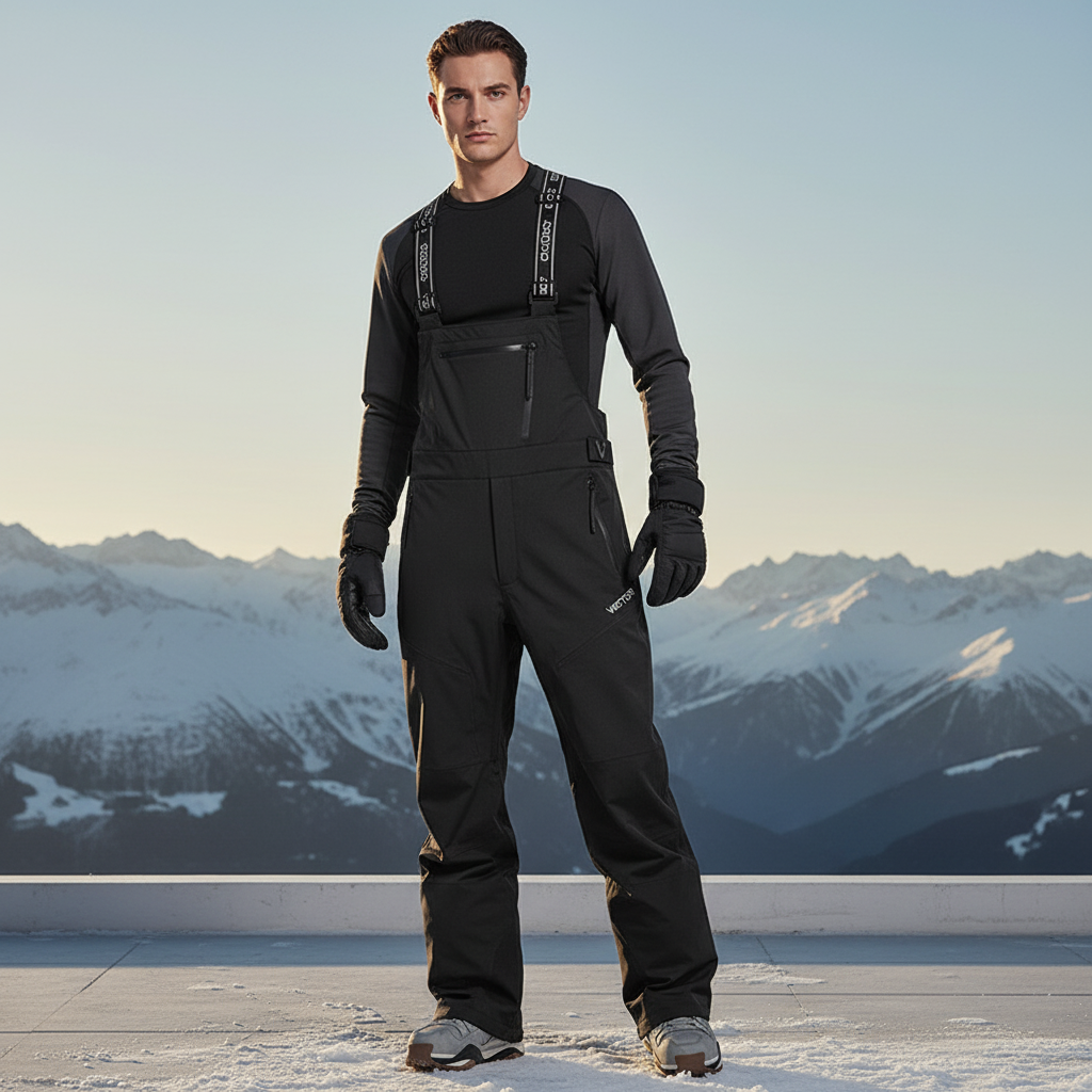 Pantalon De Ski Baggy Noir - Polyester