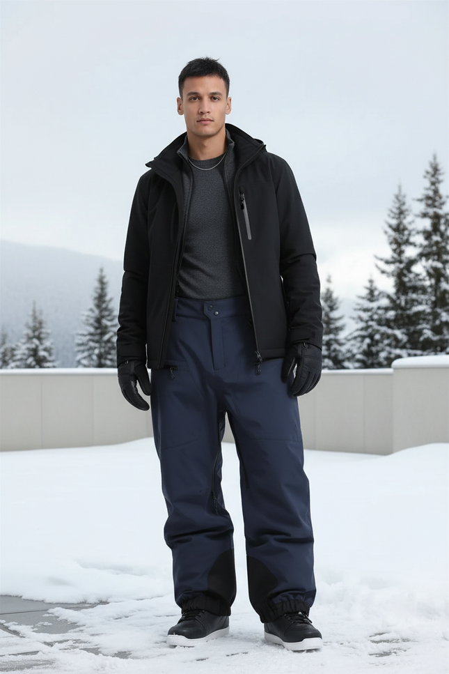 Pantalon De Ski Bleu - Marine Polyester