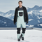 Pantalon De Ski Bicolore Imperméable Salopette Unisexe - Vert Polyester