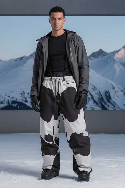 Pantalon De Ski Baggy Homme - Imprimé Polyester